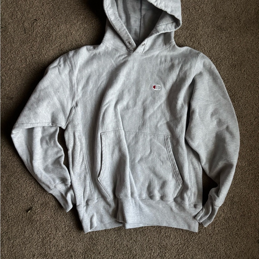 Champion Light Gray Men's Hoodie